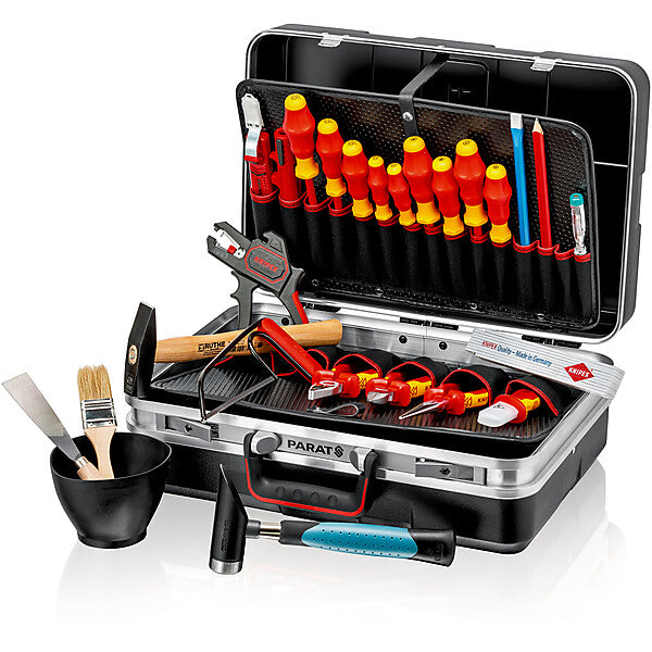 KNIPEX VDE-Werkzeugkoffer schwarz, 26-teilig 00 21 21 S
